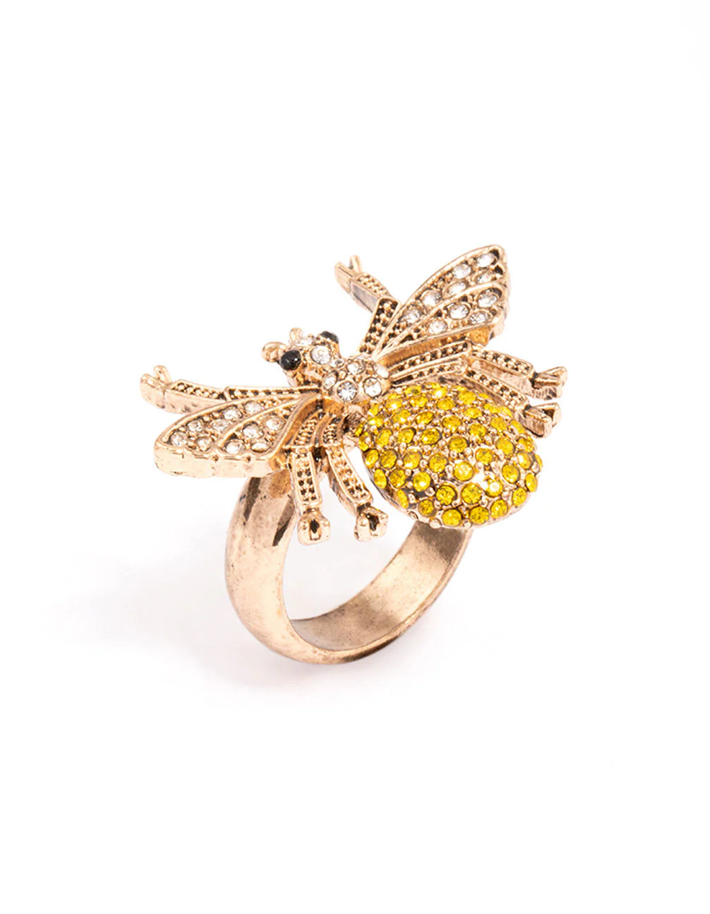Antique Gold Bumble Bee Ring - Image 2