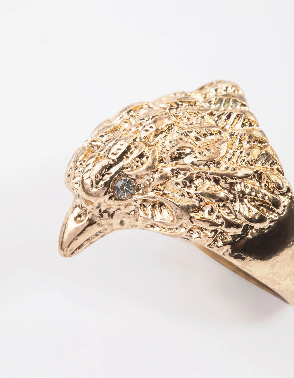 Antique Gold Majestic Eagle Ring - Image 3