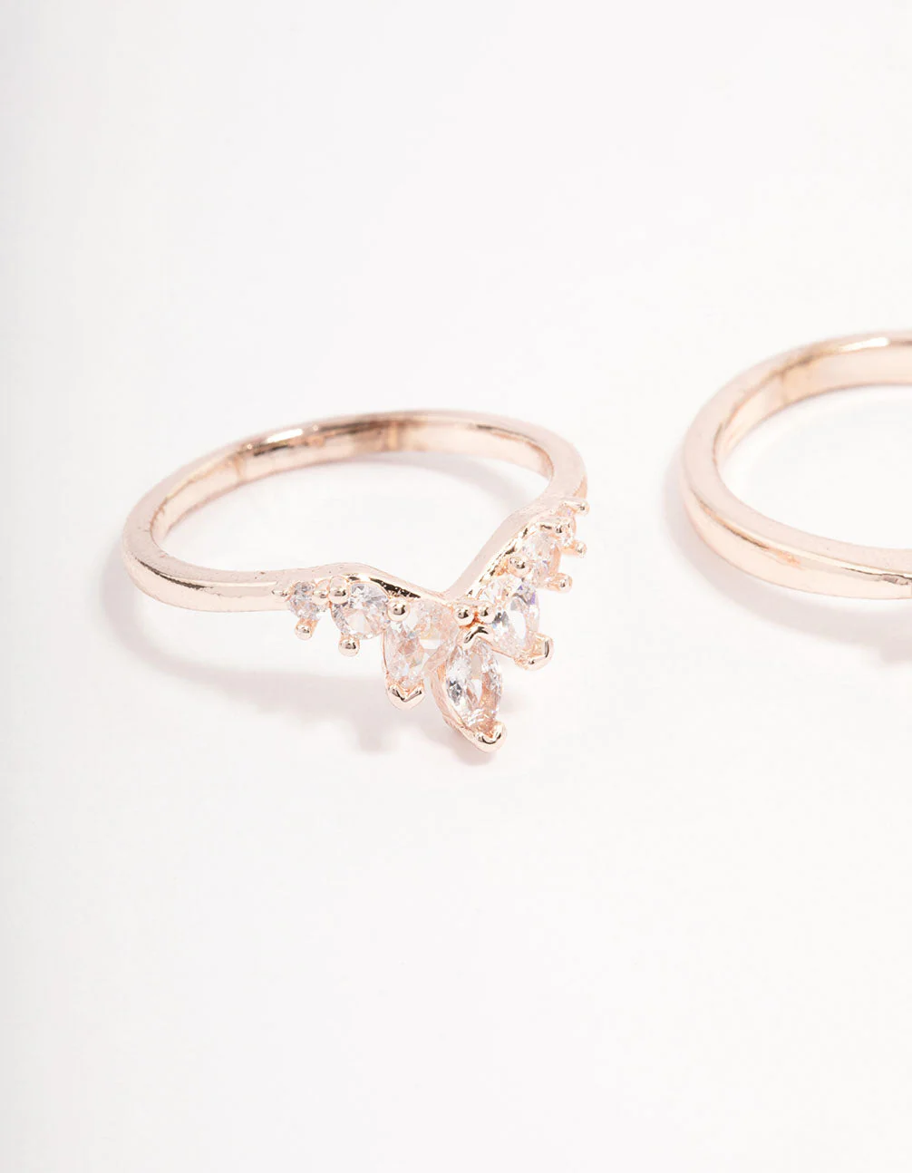 Rose Gold Arched Ring Pack - Image 2