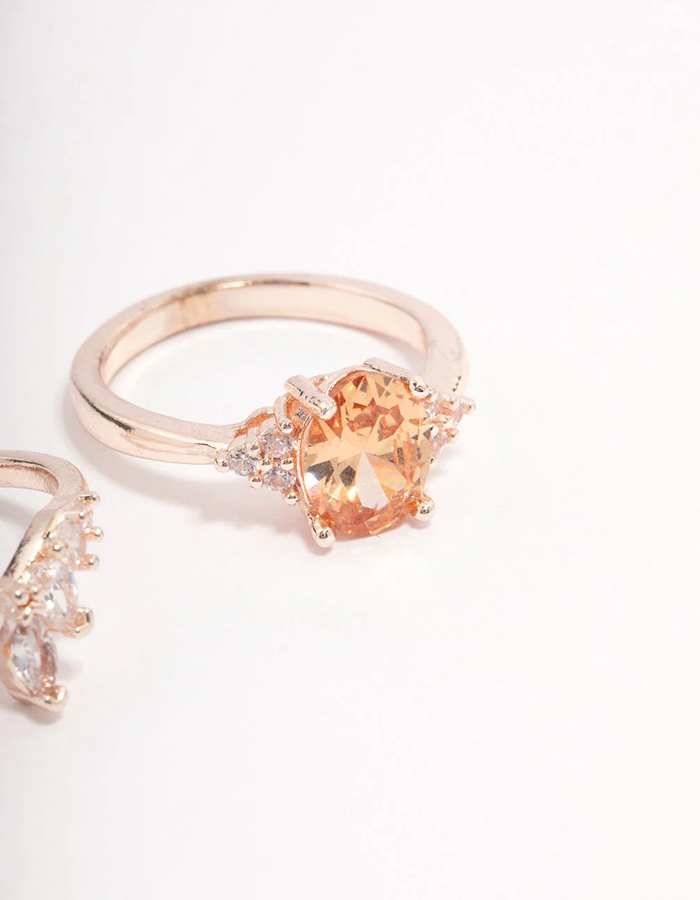 Rose Gold Arched Ring Pack - Image 3