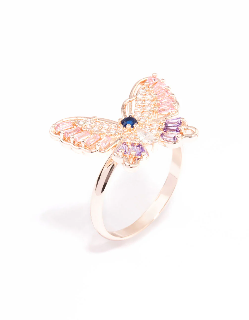 Rose Gold Cute Butterly Ring - Image 2