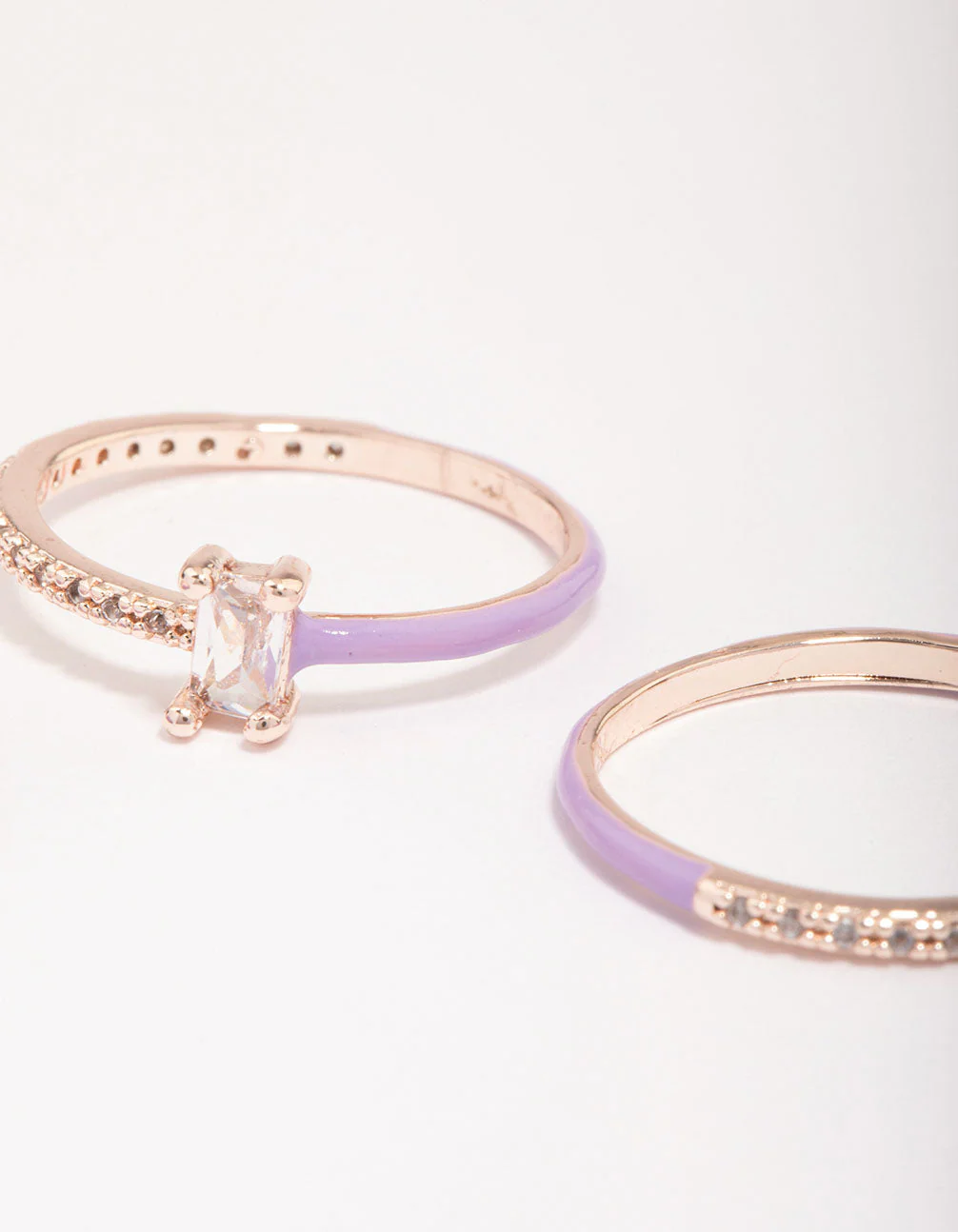 Rose Gold Enamel Ring Pack - Image 2