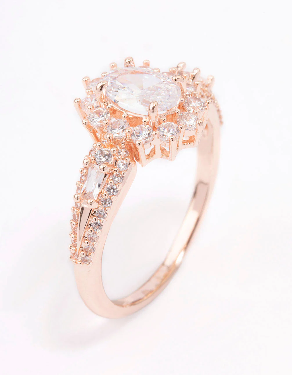 Rose Gold Plated Opulent Statement Ring - Image 2