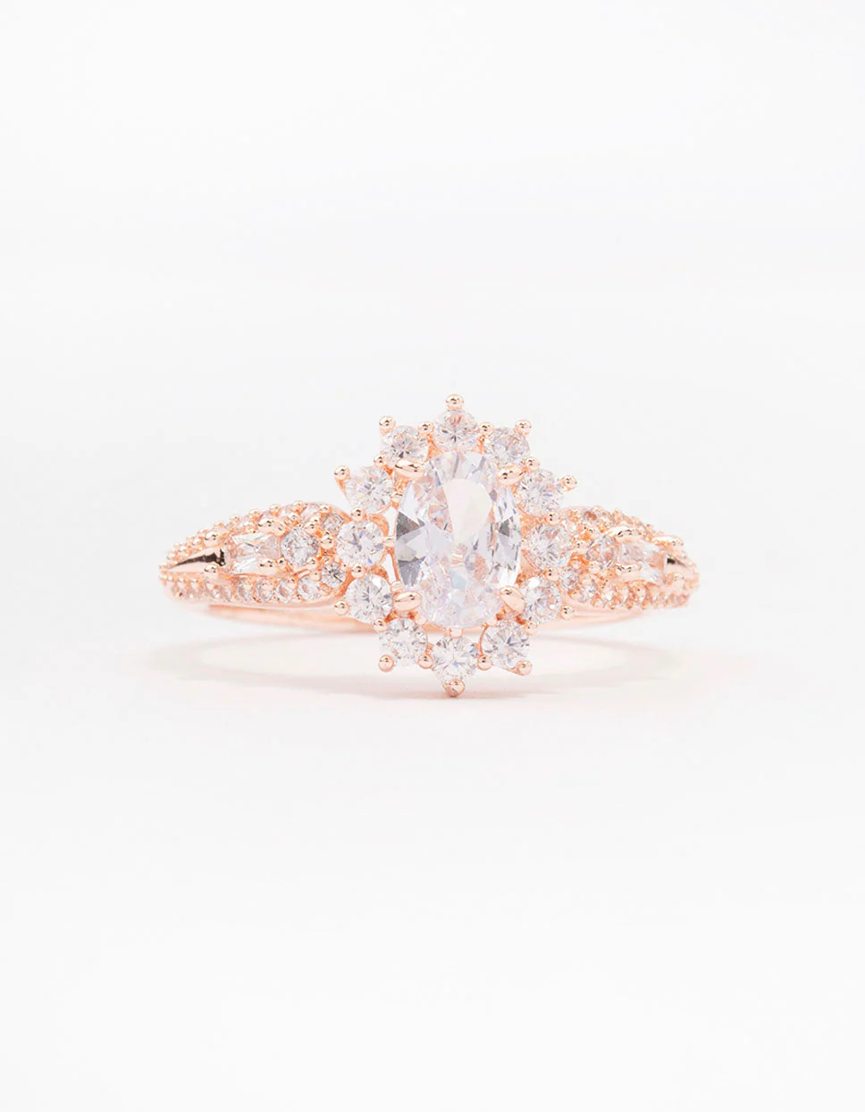 Rose Gold Plated Opulent Statement Ring - Image 3