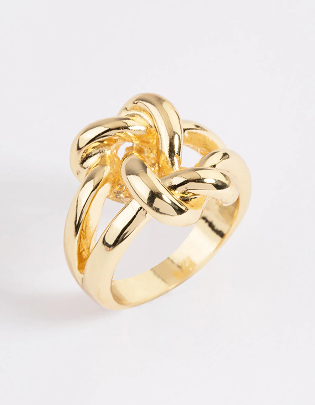 Gold Plated Double Knot Ring - Image 2