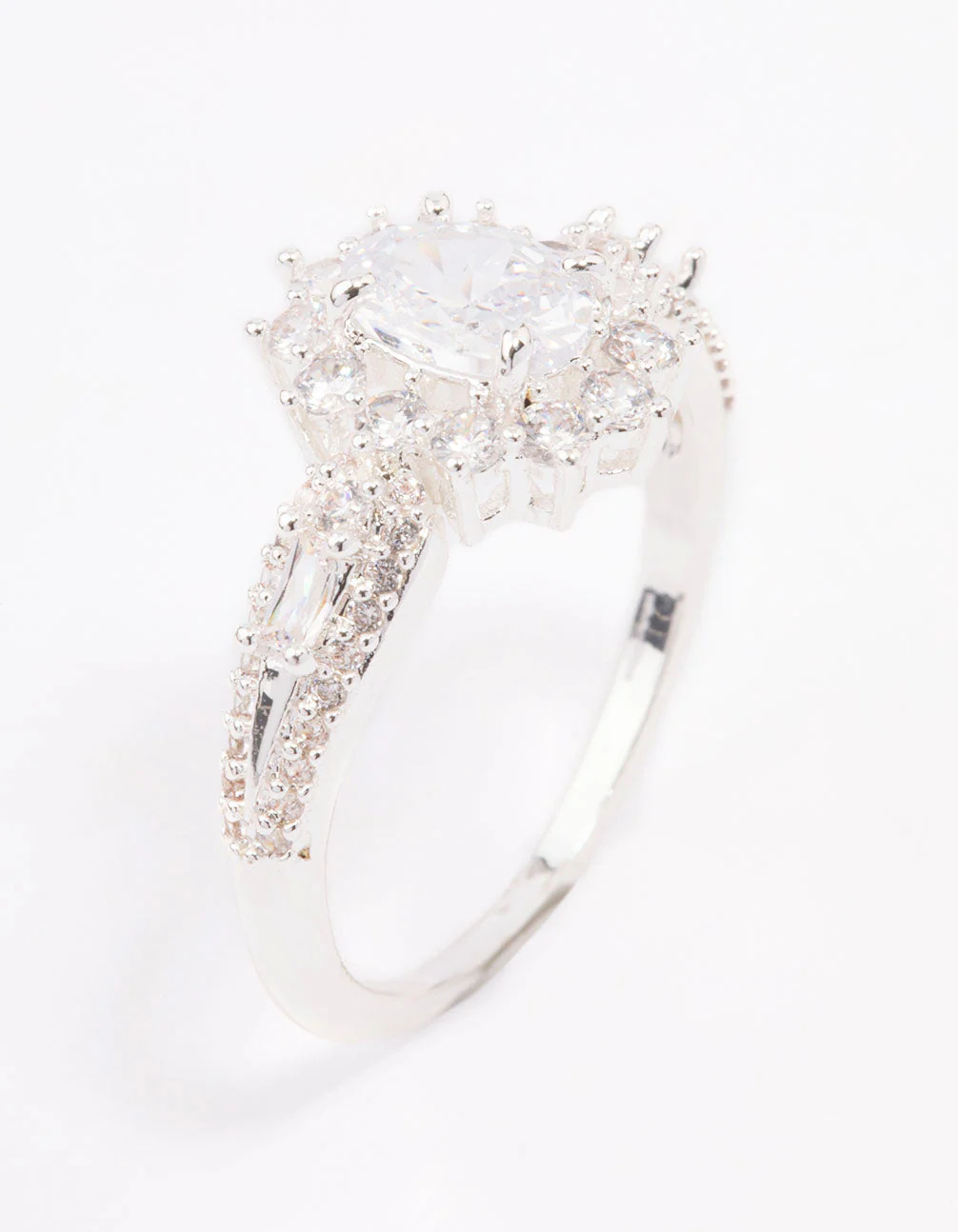 Silver Plated Opulent Statement Ring - Image 2