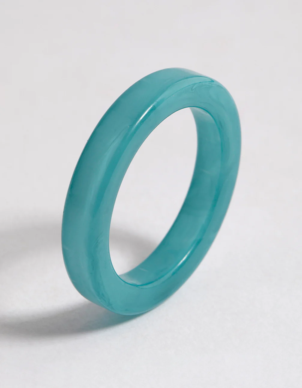 Blue Matte Band Ring - Image 2