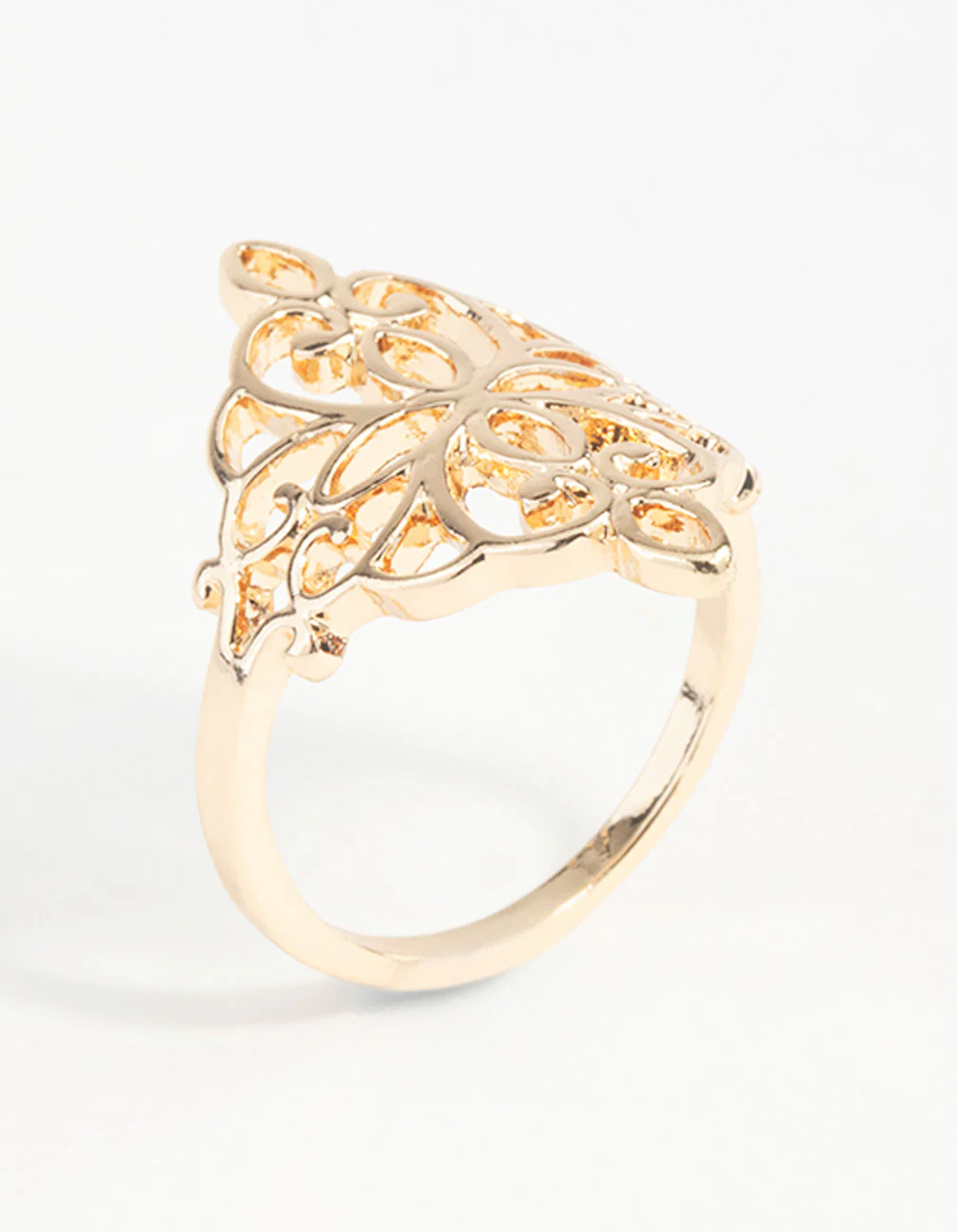 Gold Filigree Ring - Image 2