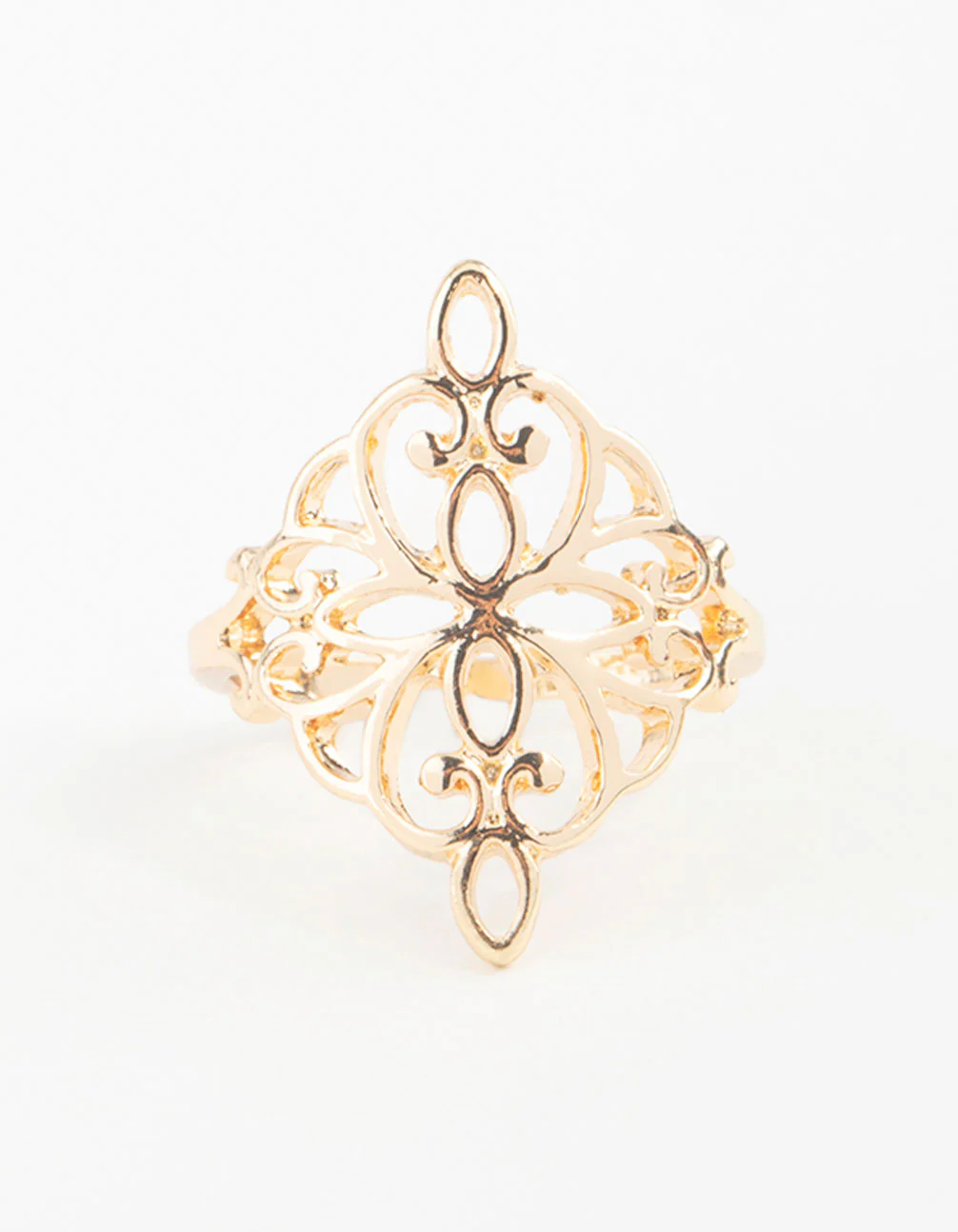 Gold Filigree Ring - Image 3