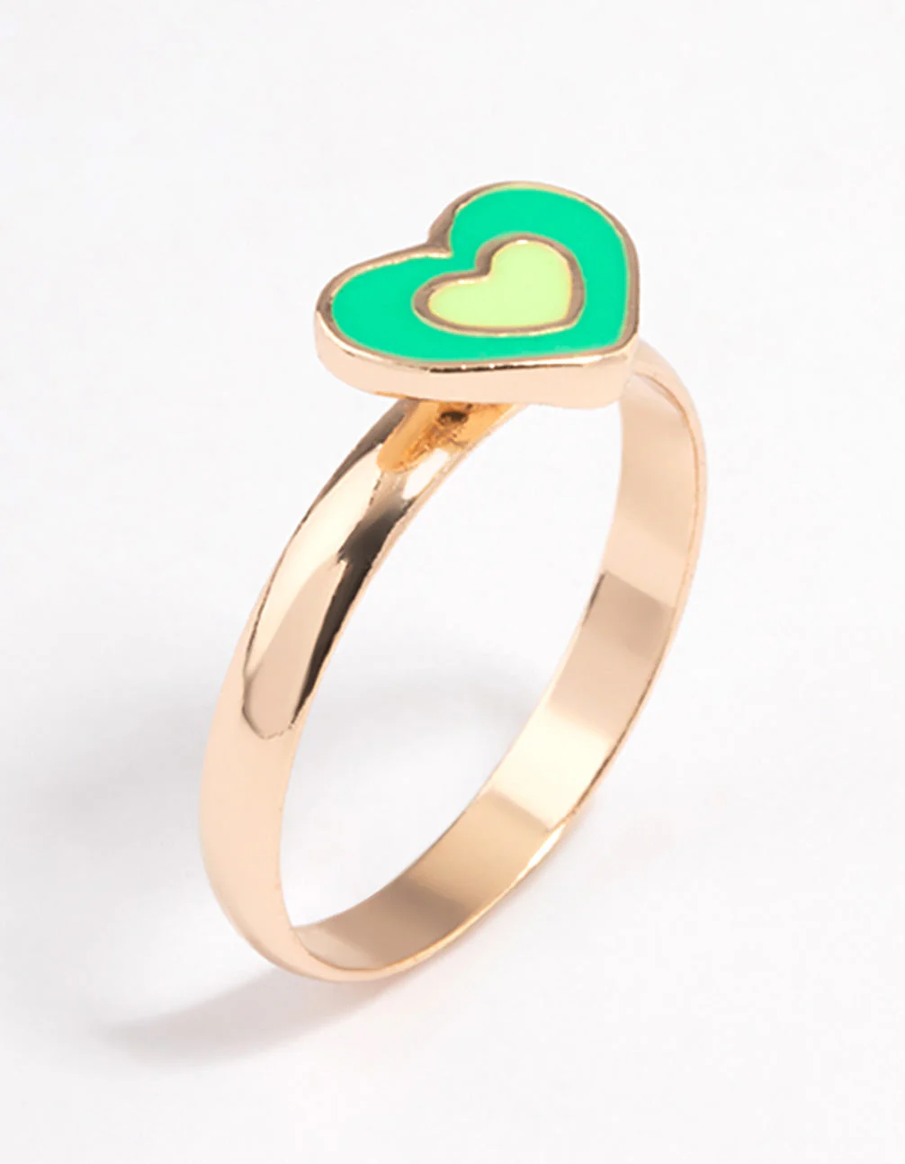 Gold Layered Heart Ring - Image 2
