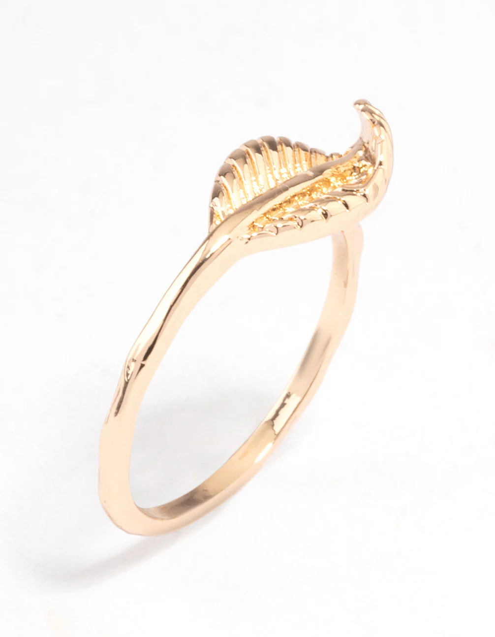 Gold Lovely Leaf Ring - Image 2