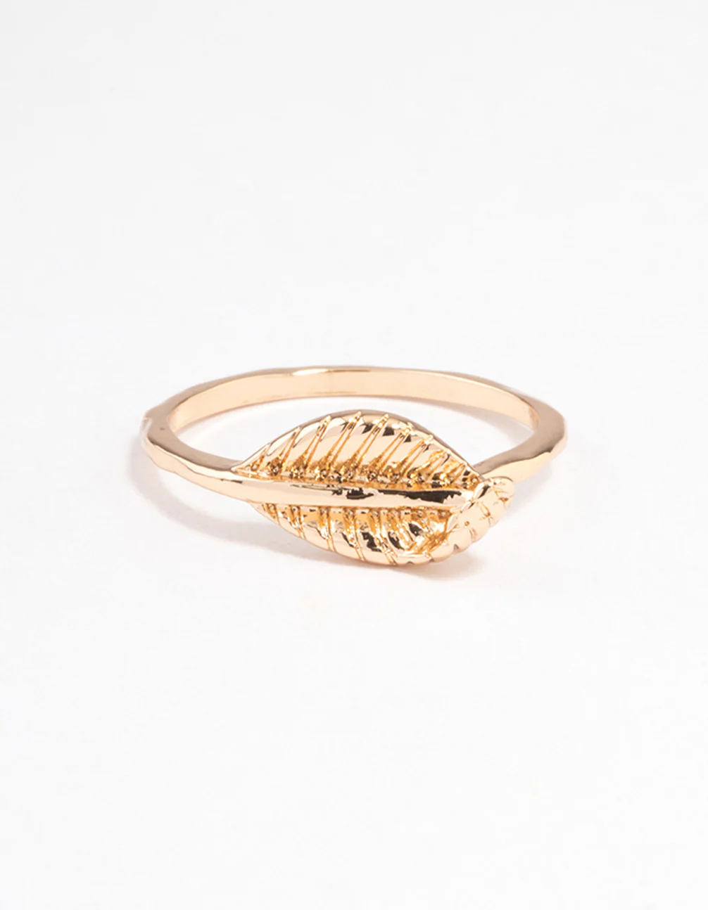 Gold Lovely Leaf Ring - Image 3