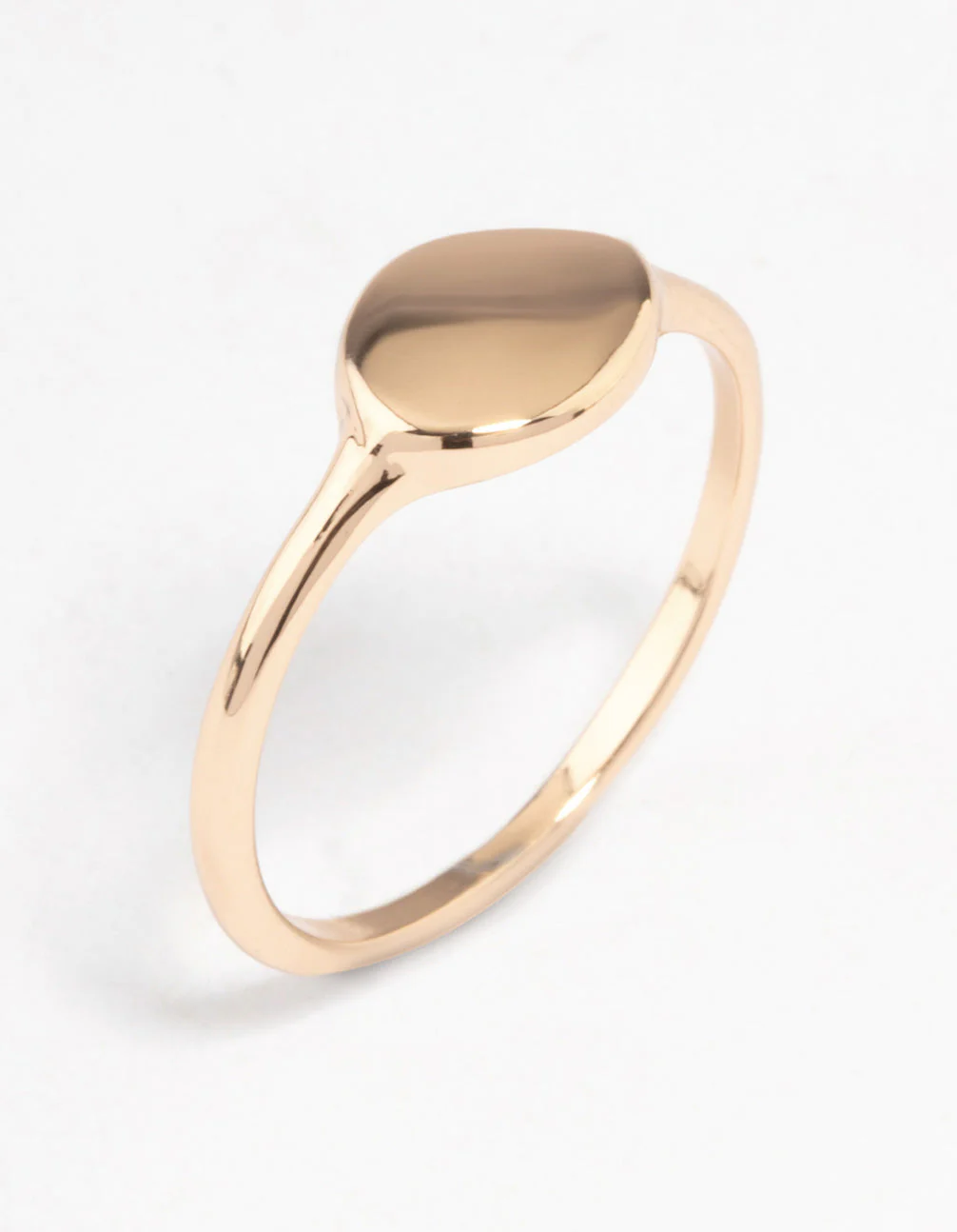 Gold Rounded Metal Ring - Image 2