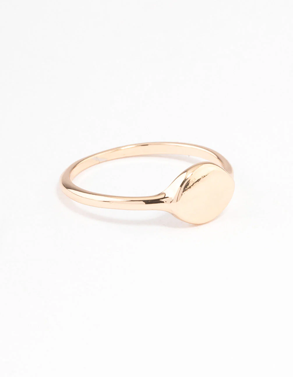 Gold Rounded Metal Ring - Image 3