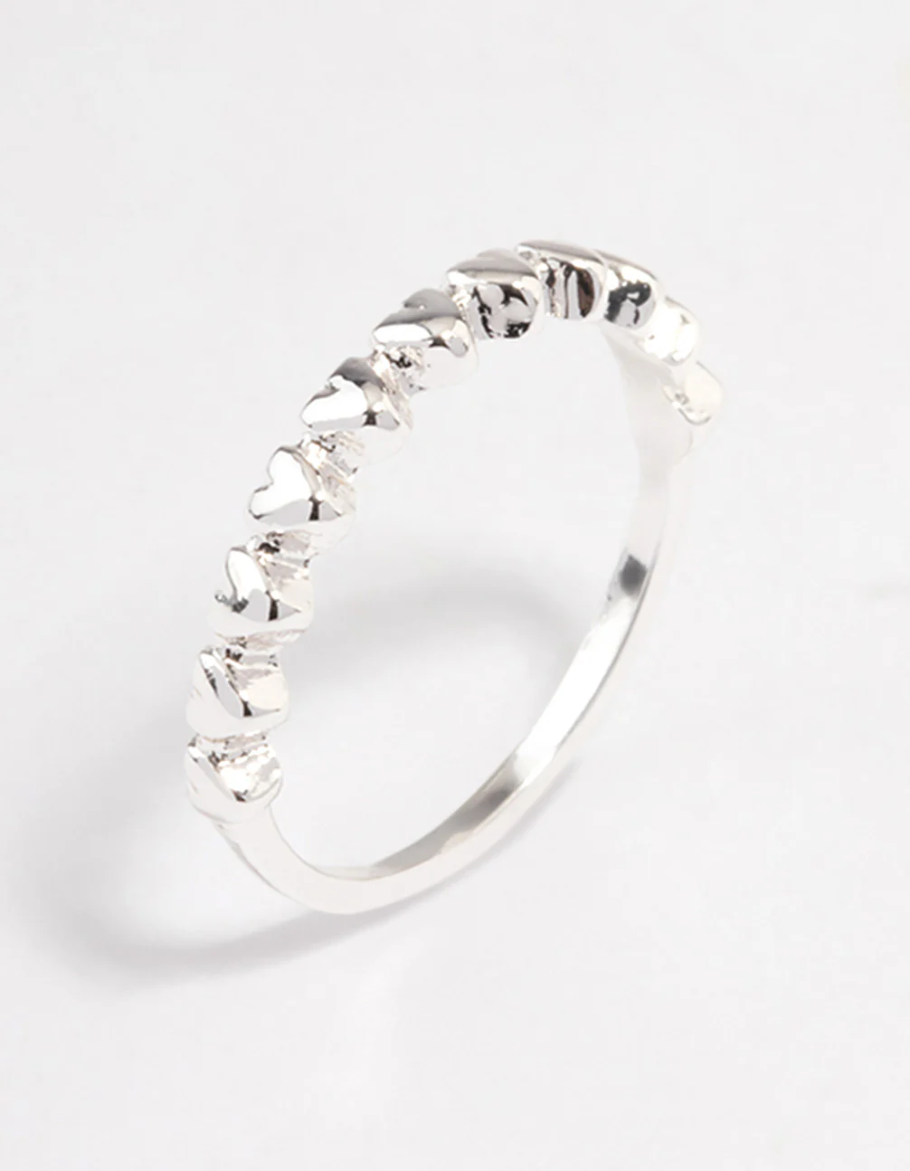 Silver Mini Hearts Ring - Image 2
