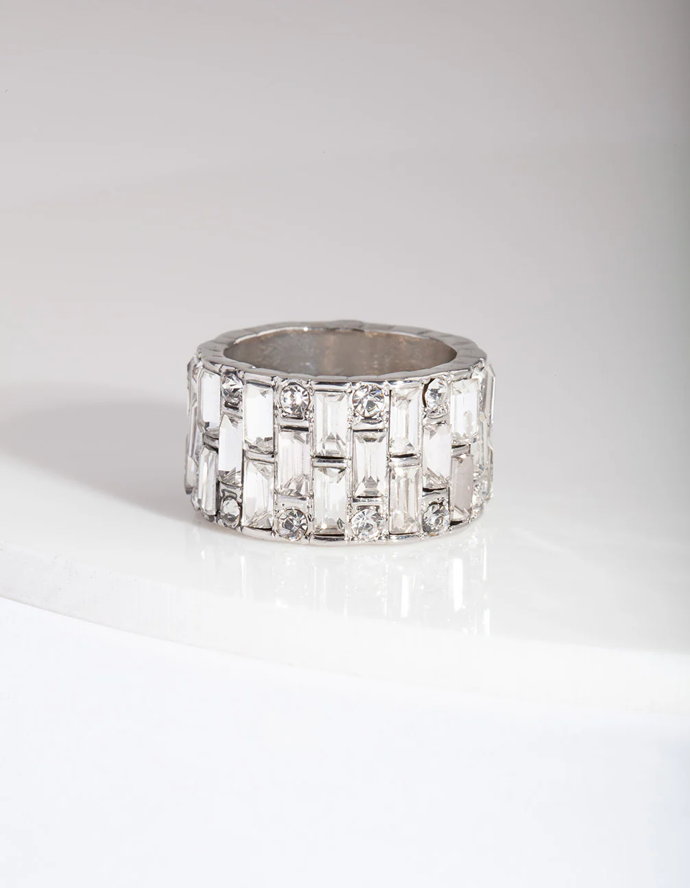 Silver Mixed Gem Ring - Image 4