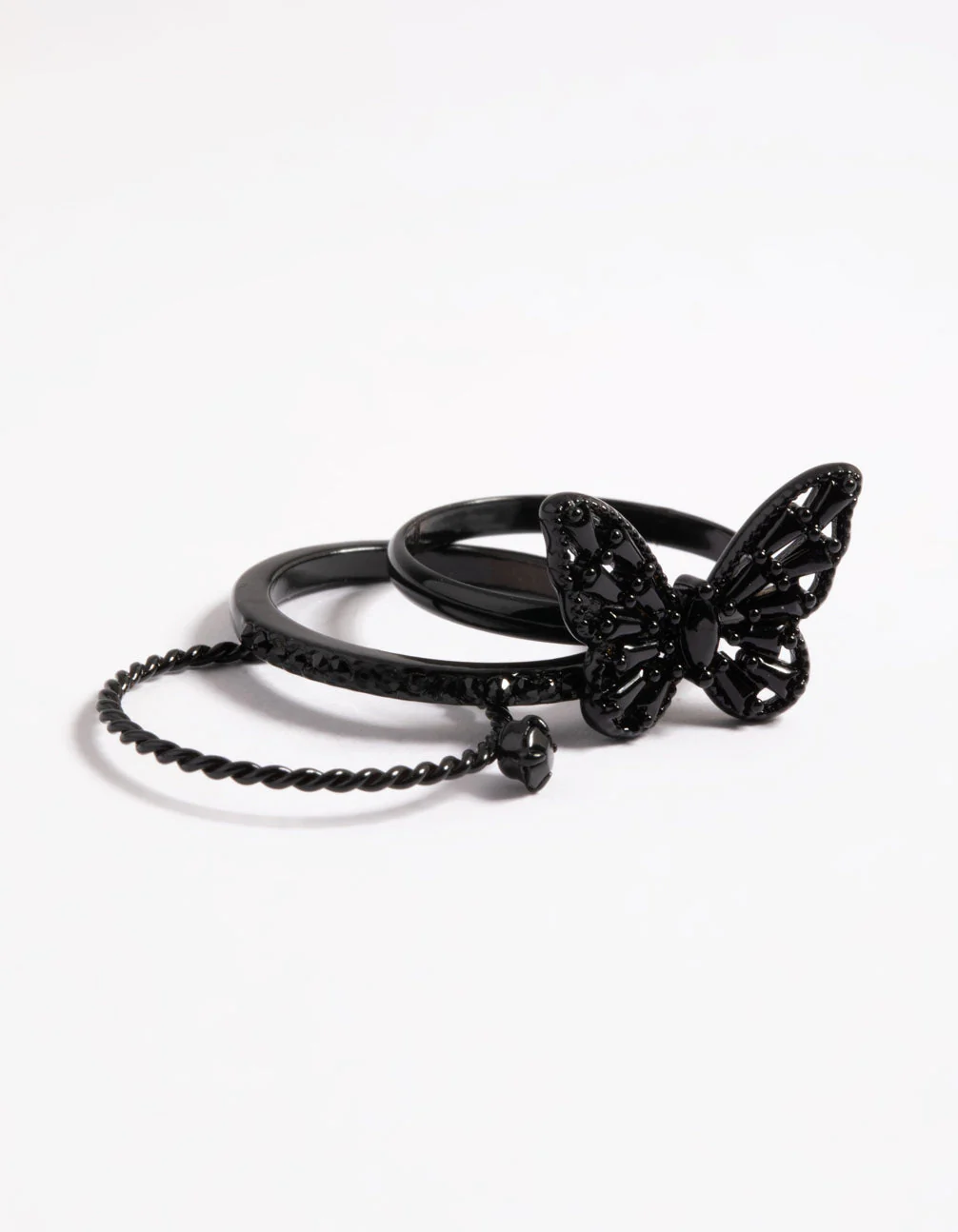 Black Butterfly Ring Pack - Image 3