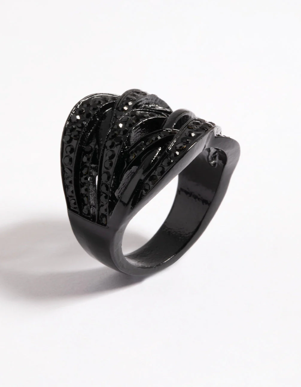 Pave Overlap Ring - Image 3