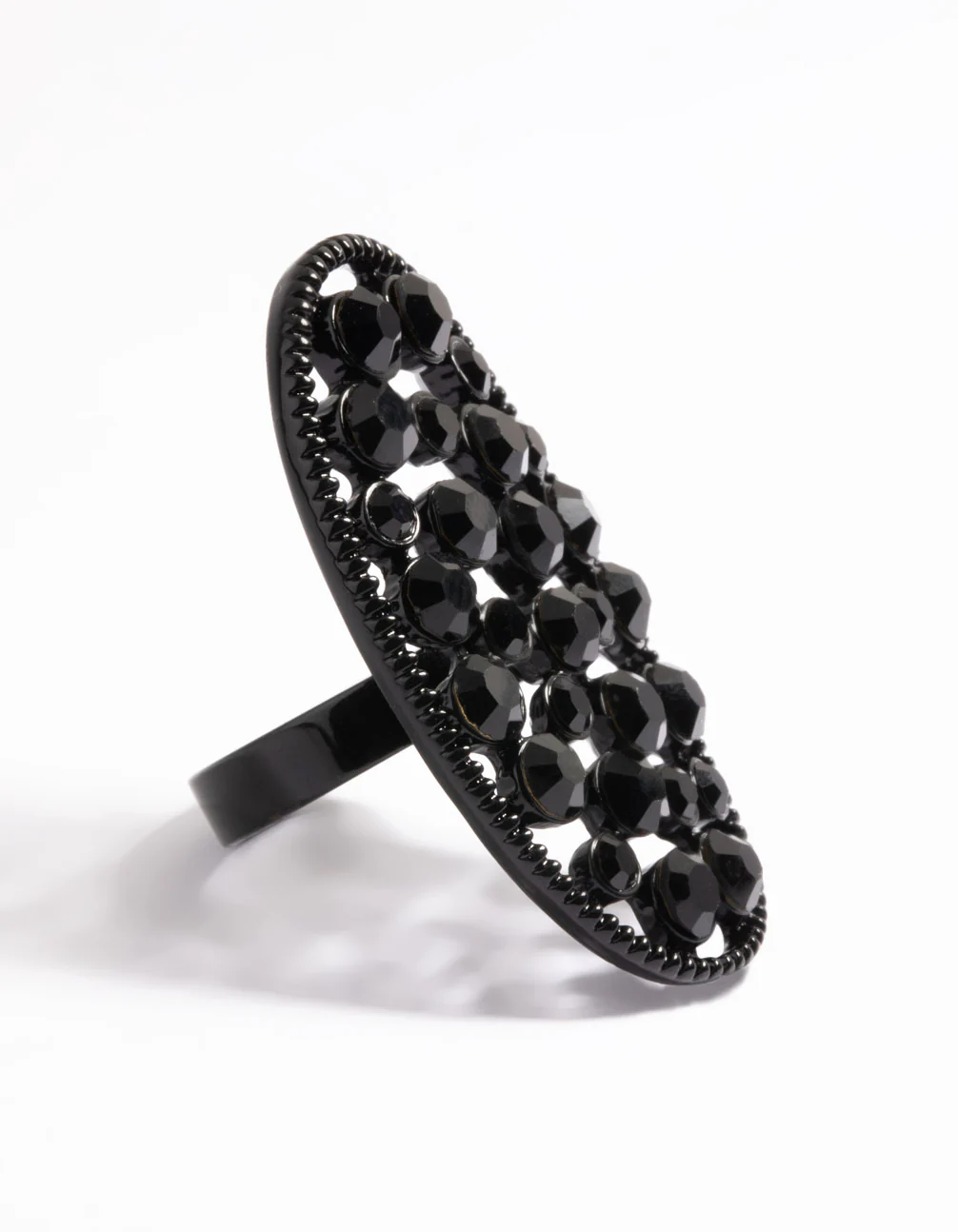 Oval Stone Set Ring - Image 2