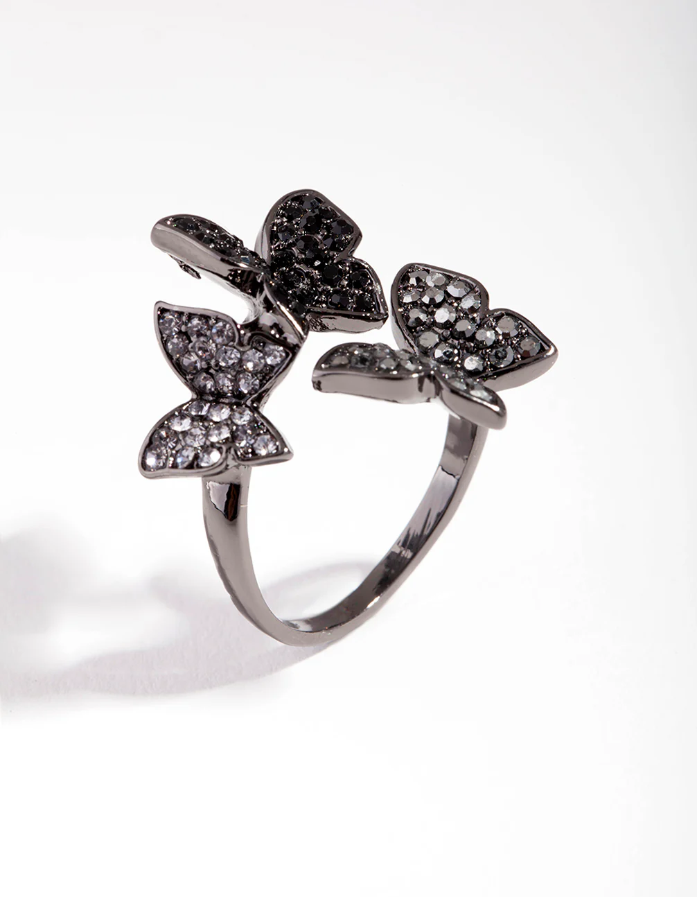 Matte Cluster Butterfly Ring - Image 3