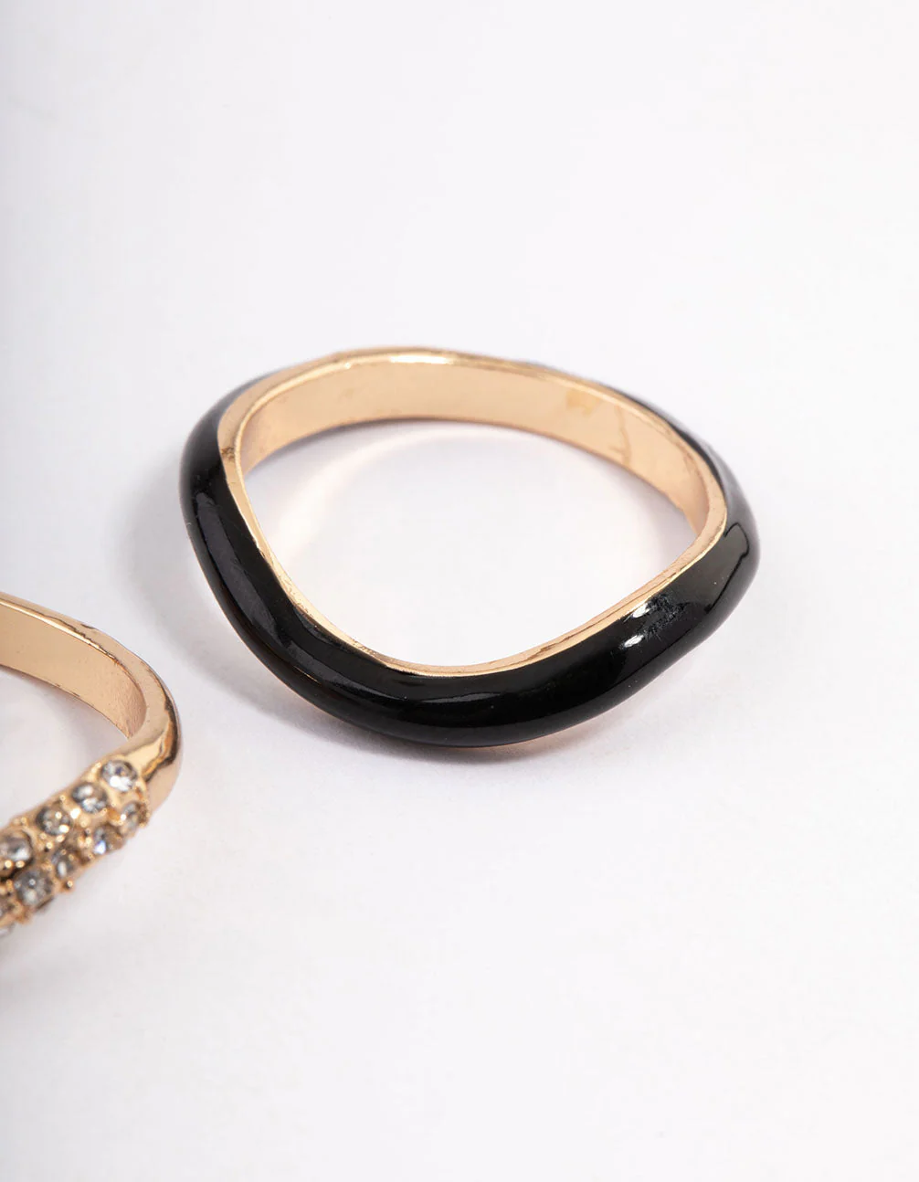 Black Stack Ring Set - Image 3