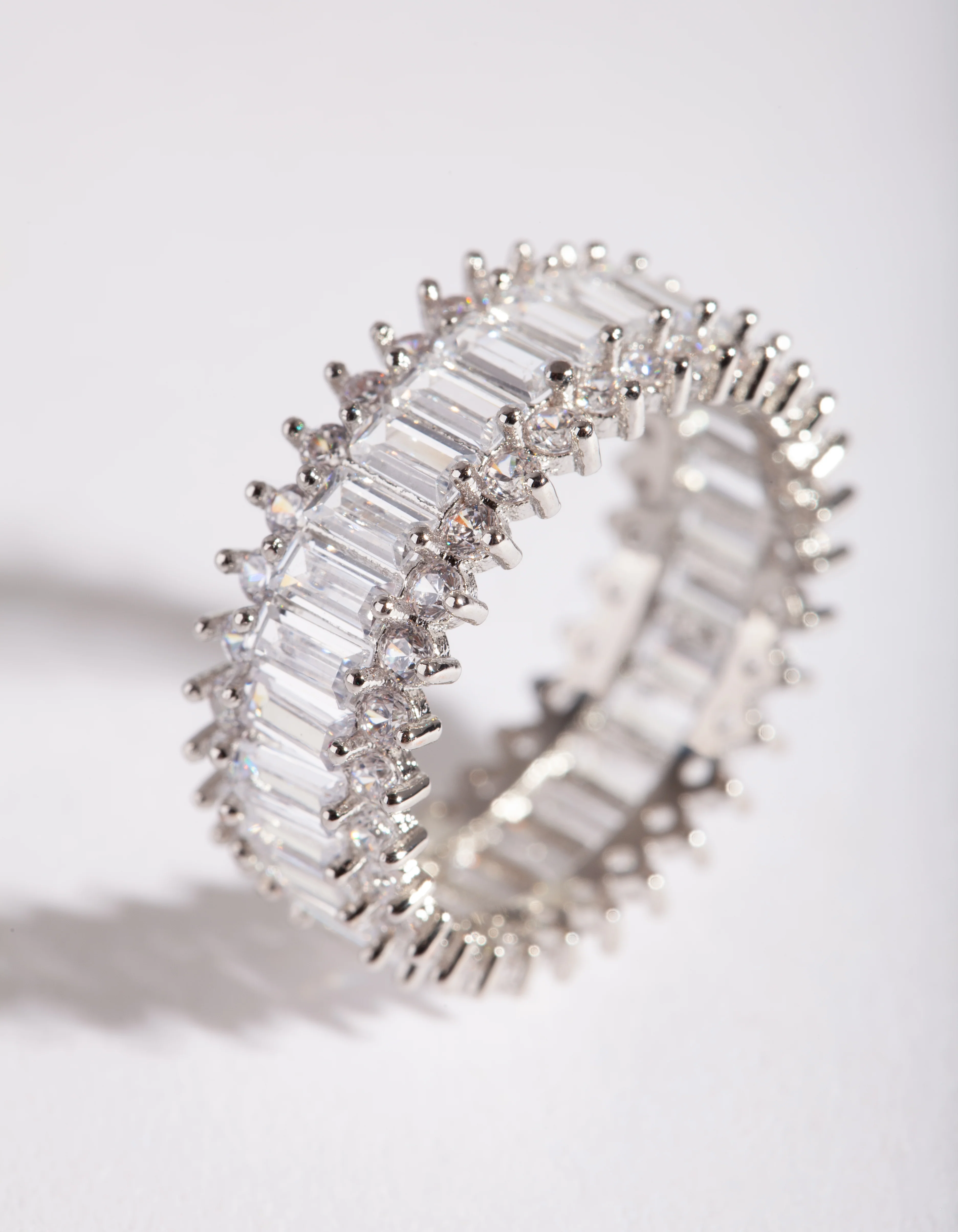 Cubic Zirconia Baguette Ring - Image 2