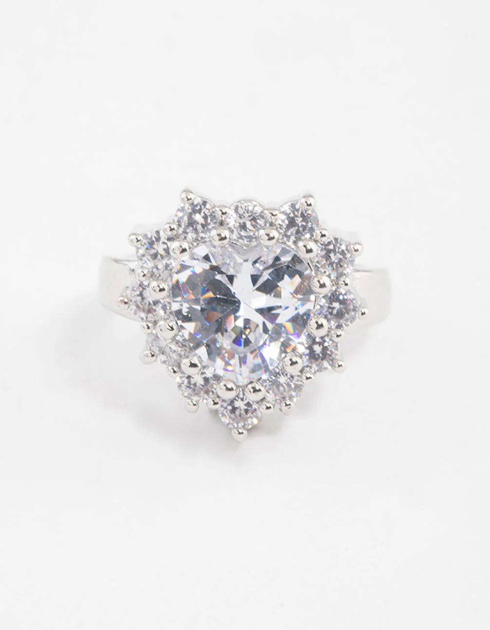 Silver Grand Heart Ring - Image 3