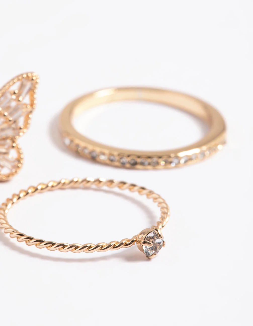 Gold Butterfly Ring Pack - Image 3