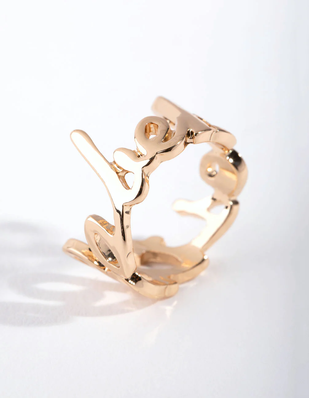 Gold Babe Word Ring - Image 2