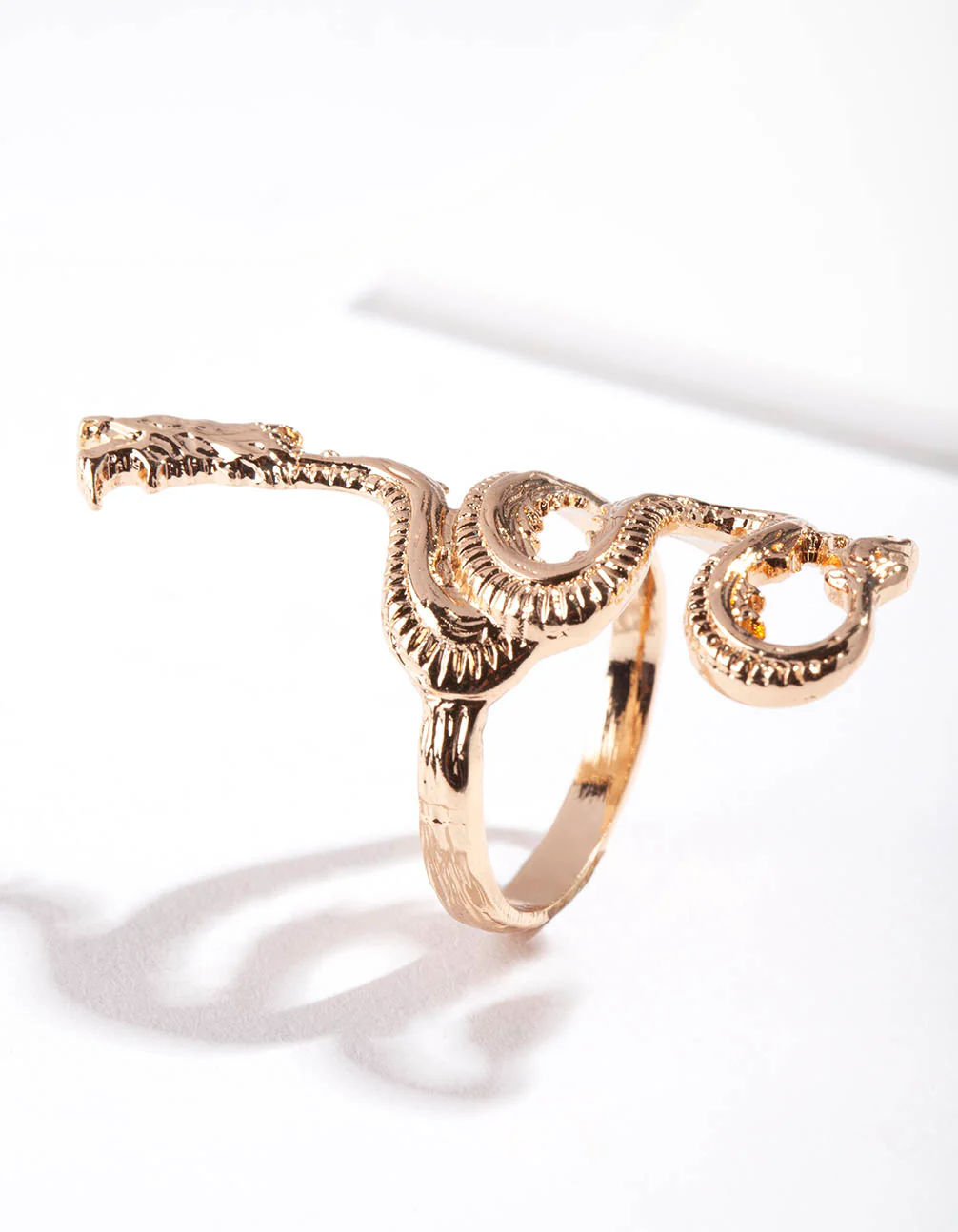 Gold Etched Dragon Ring - Image 2