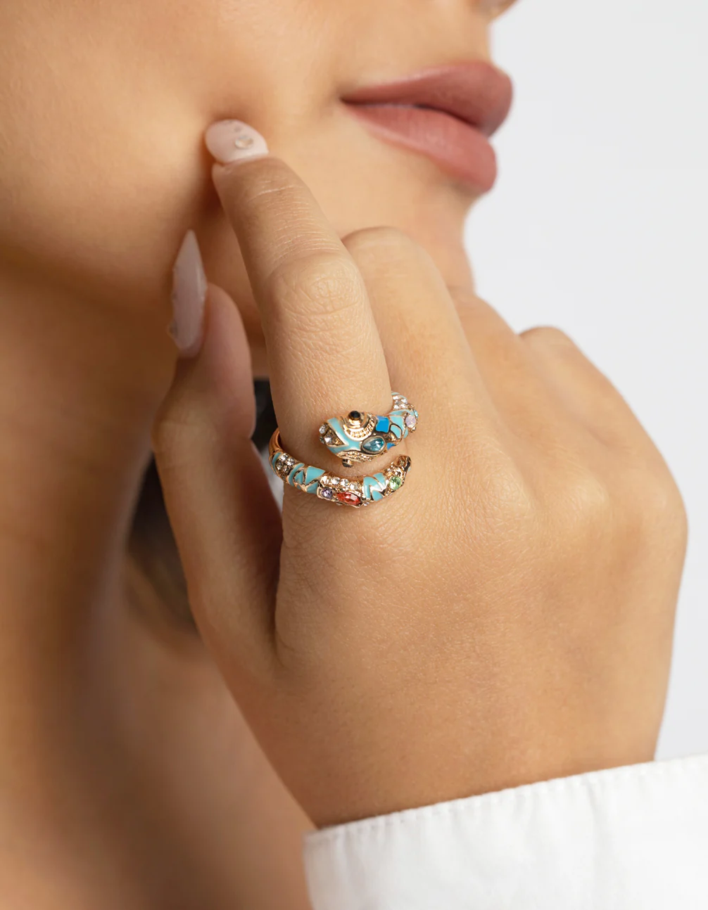 Gold Snake Ring - Image 2