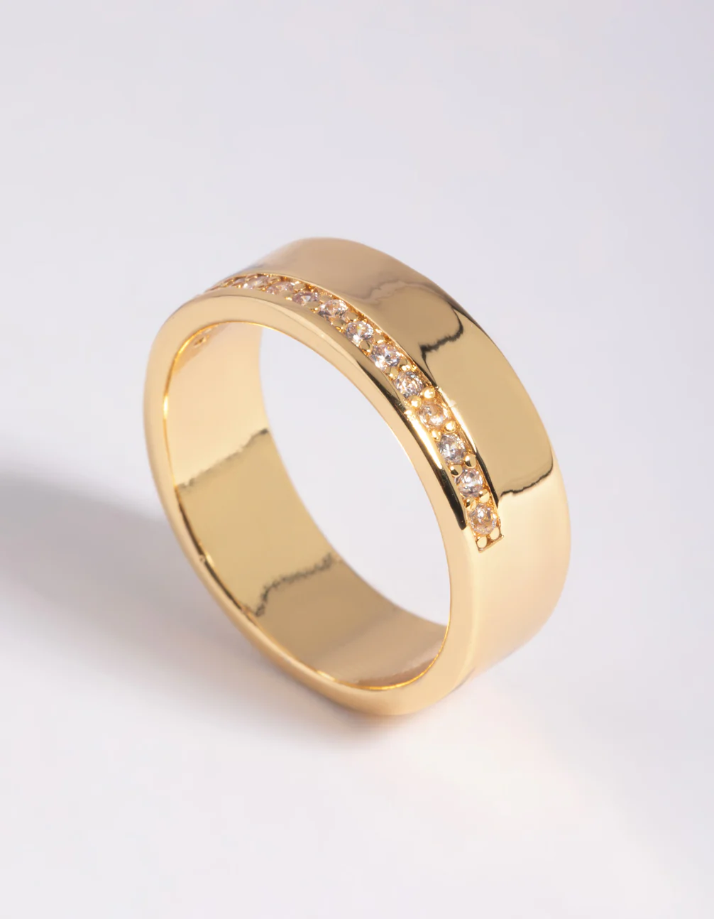 Gold Plated Cubic Zirconia Ring - Image 2