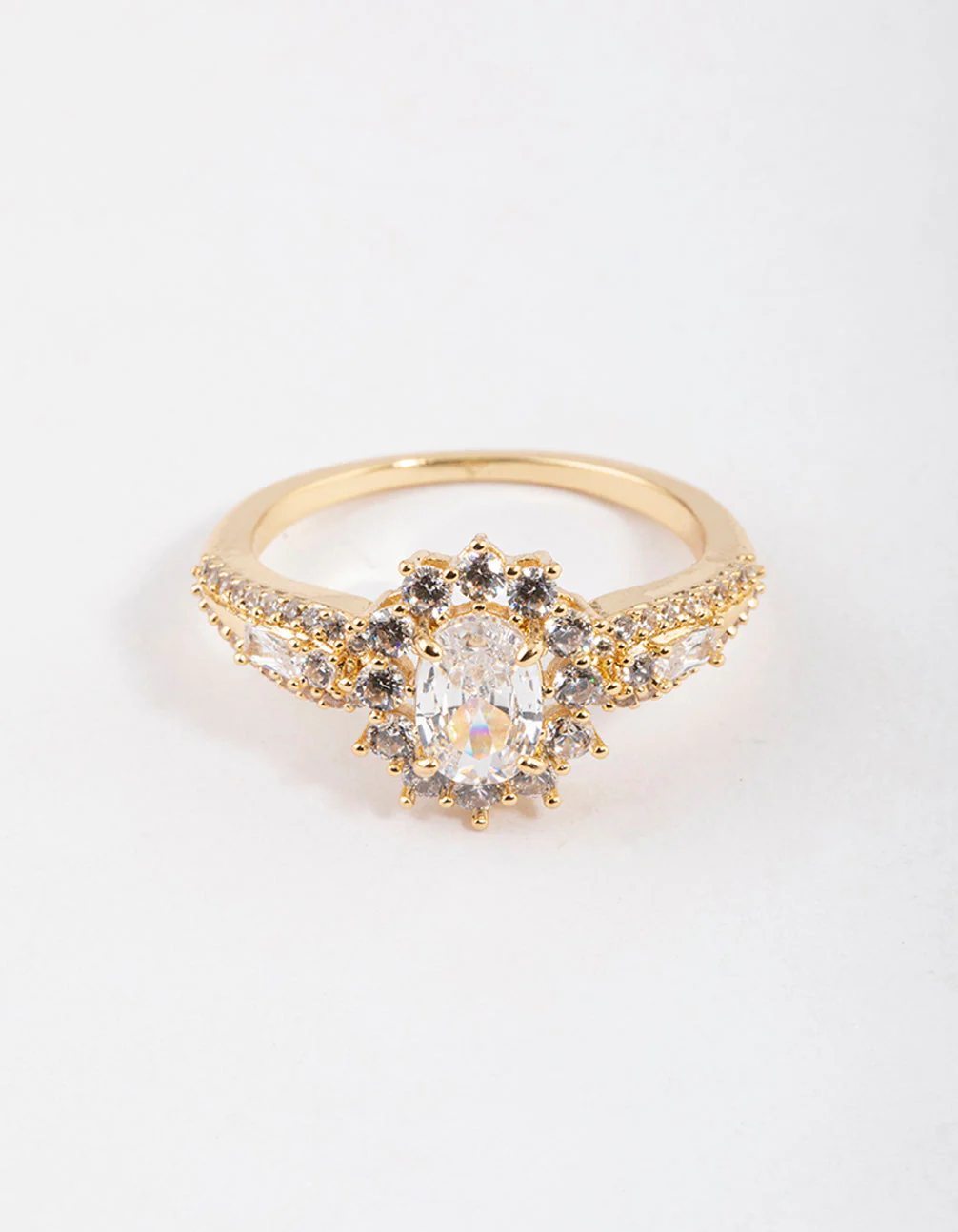 Gold Plated Opulent Statement Ring - Image 2