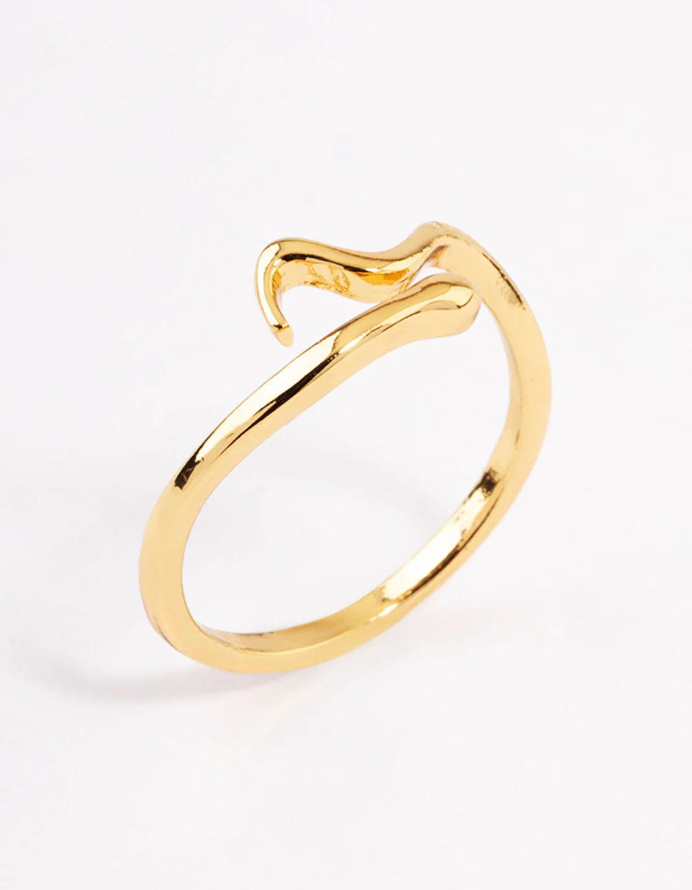 Gold Plated Mini Snake Ring - Image 2