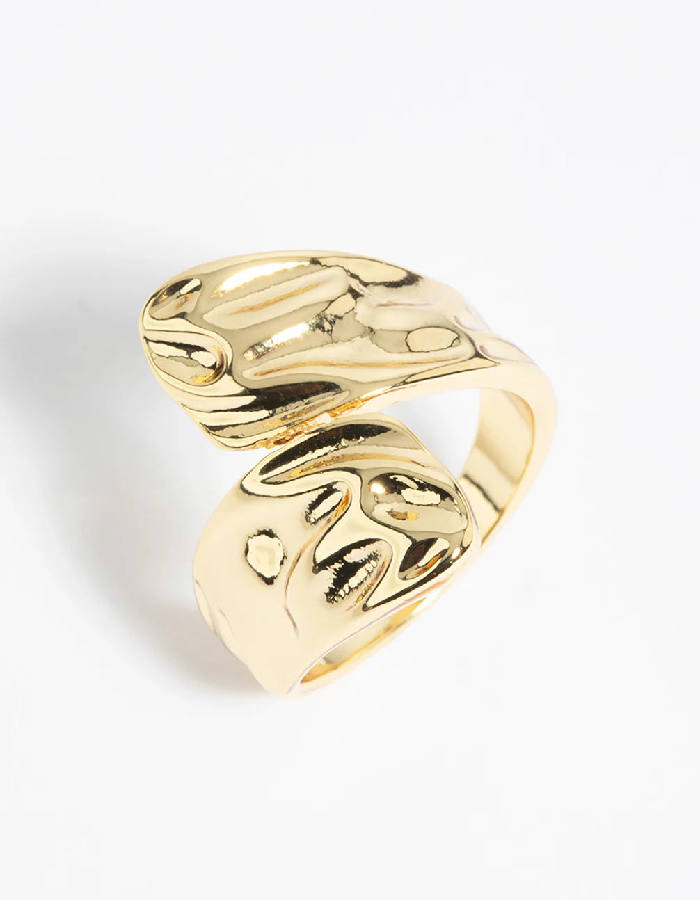 Gold Molten Wrap Ring - Image 4