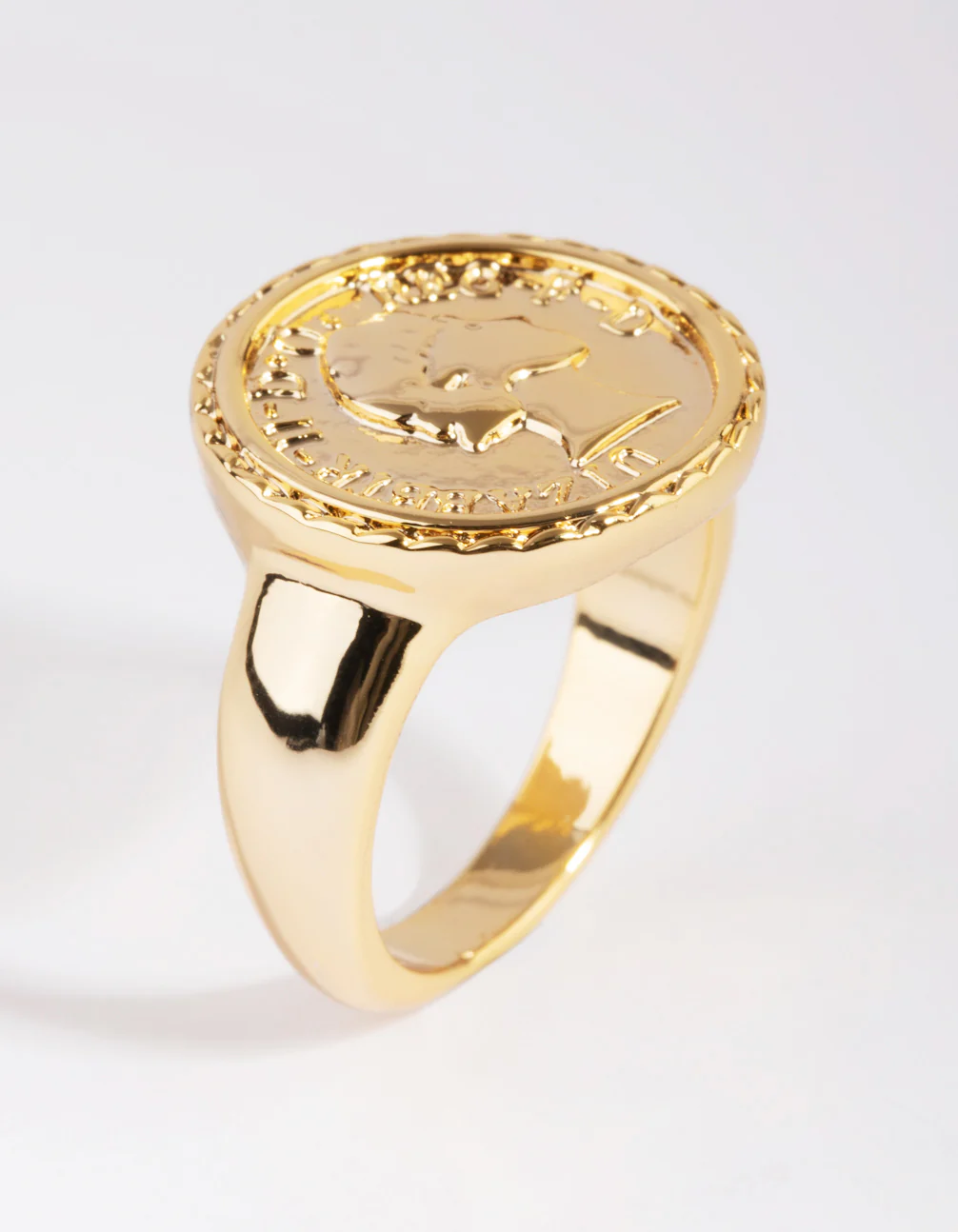 Gold Plated Coin Ring - Image 4