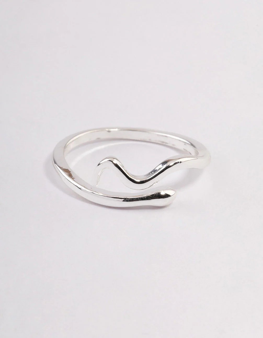 Silver Plated Mini Snake Ring - Image 3