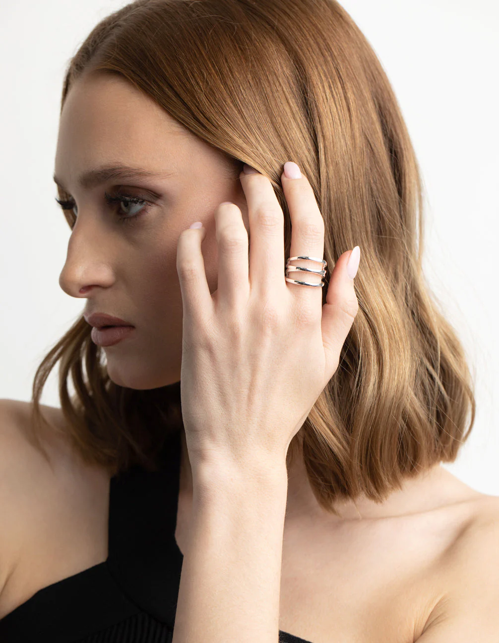 Silver Plated Three in One Ring - Image 2