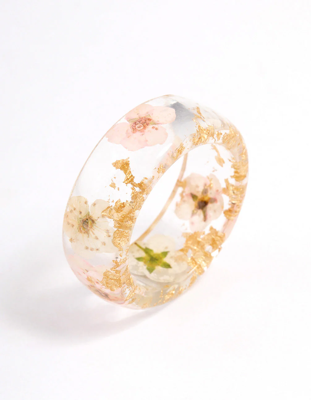 Acrylic Floating Flower Ring - Image 2