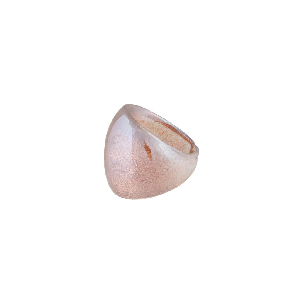 Bronze Glitter Dome Ring - Image 2