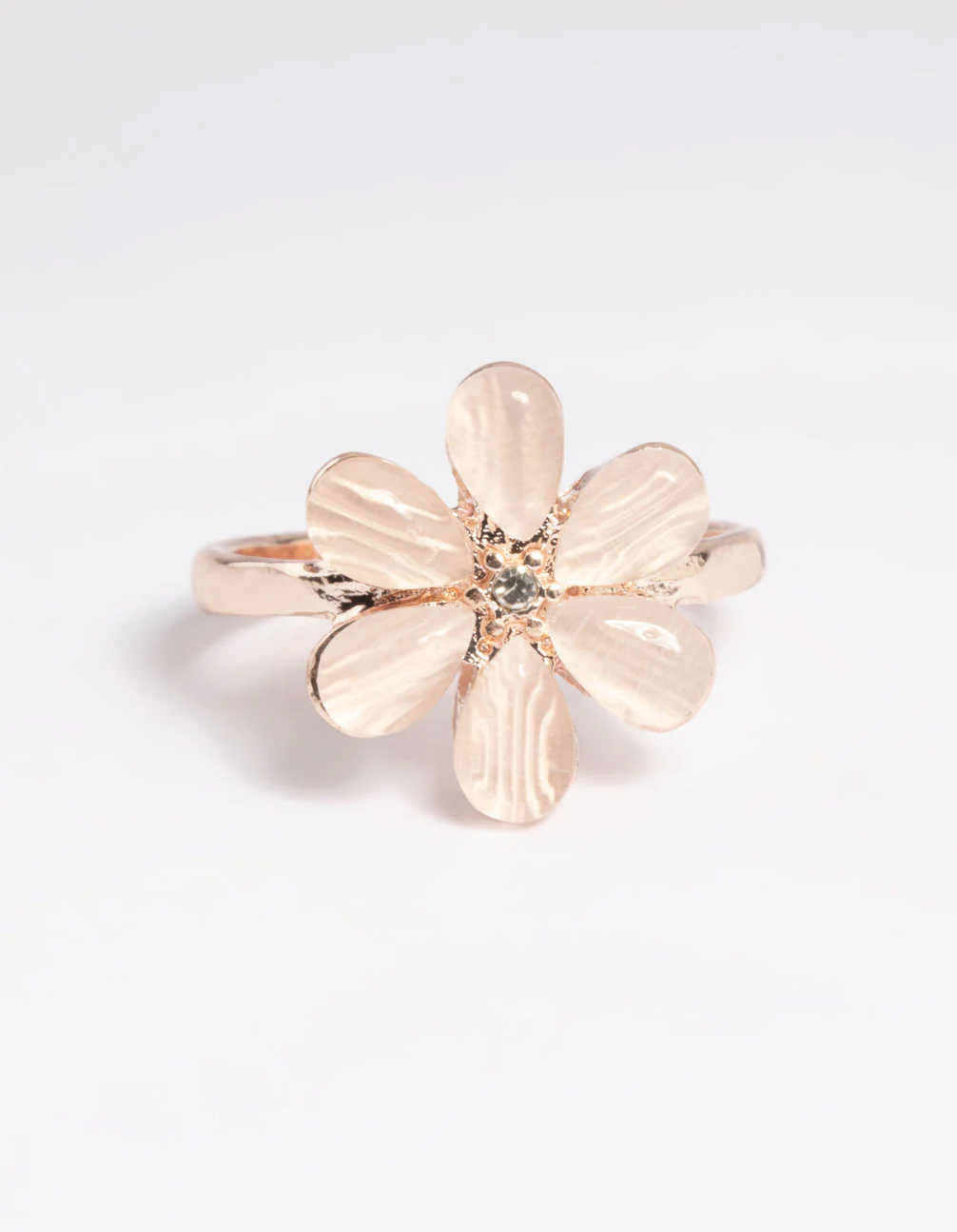 Rose Gold Cats Eye Ring - Image 4