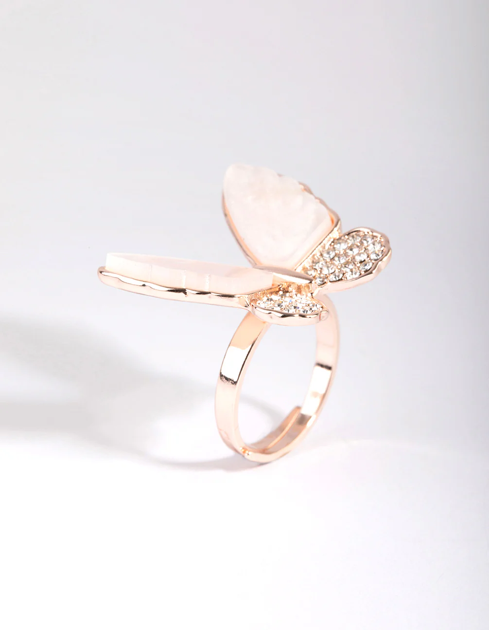 Rose Gold Butterfly Ring - Image 4