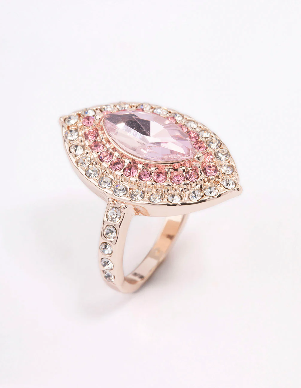Rose Gold Opulent Marquise Ring - Image 2
