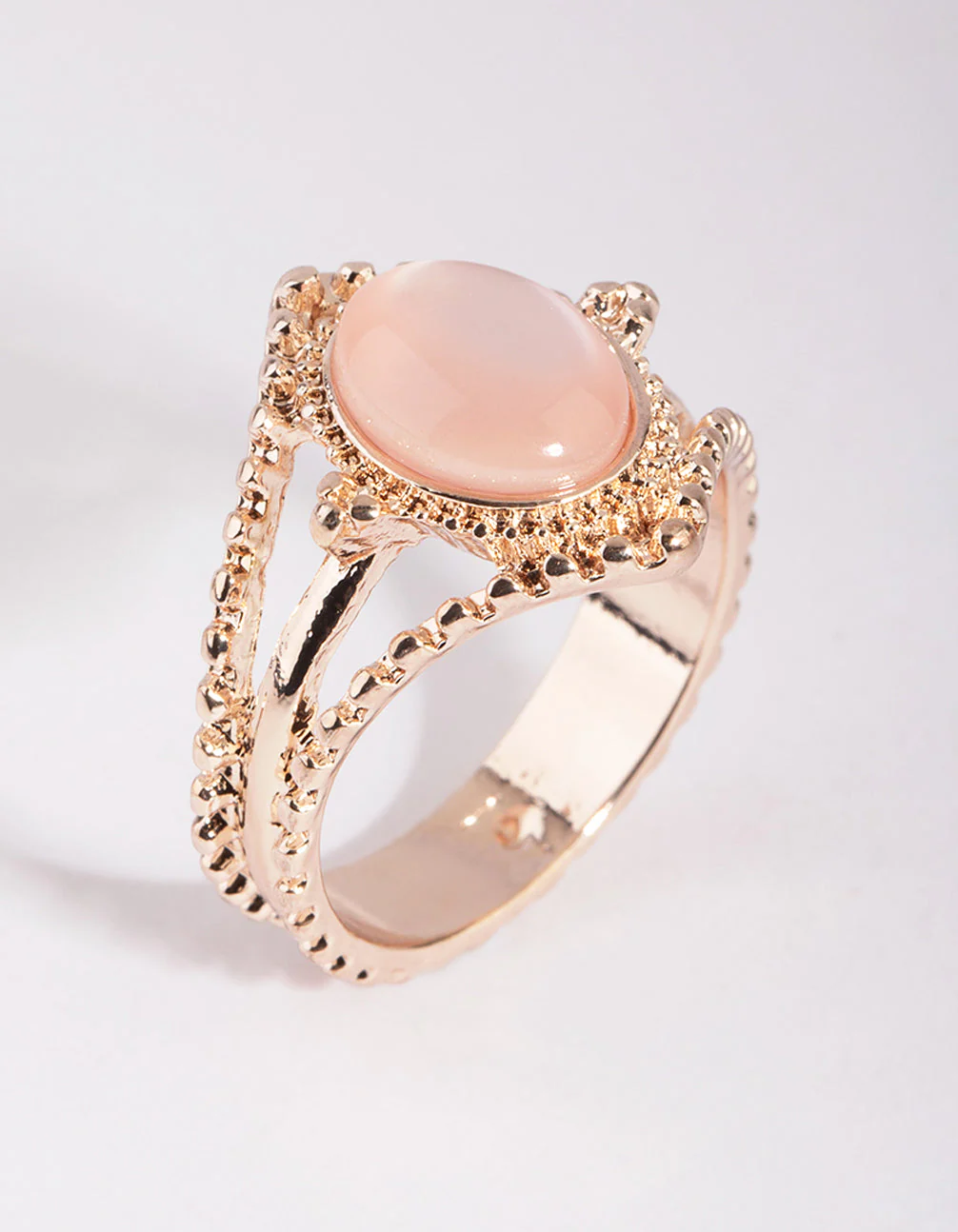 Rose Gold Cats Eye Ring - Image 3