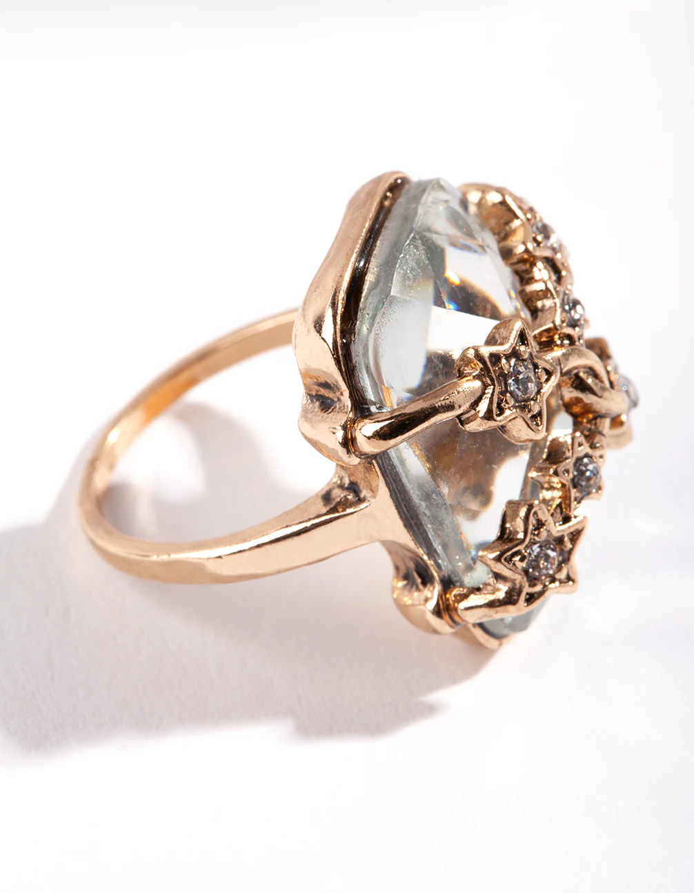Gold Crystal Star Ring - Image 2