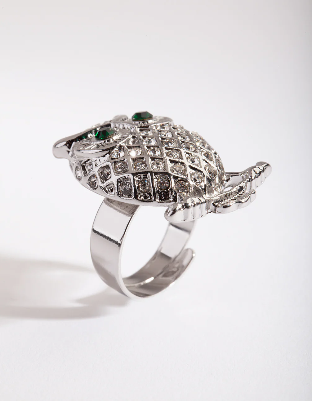 Silver Bling Owl Ring - Image 2