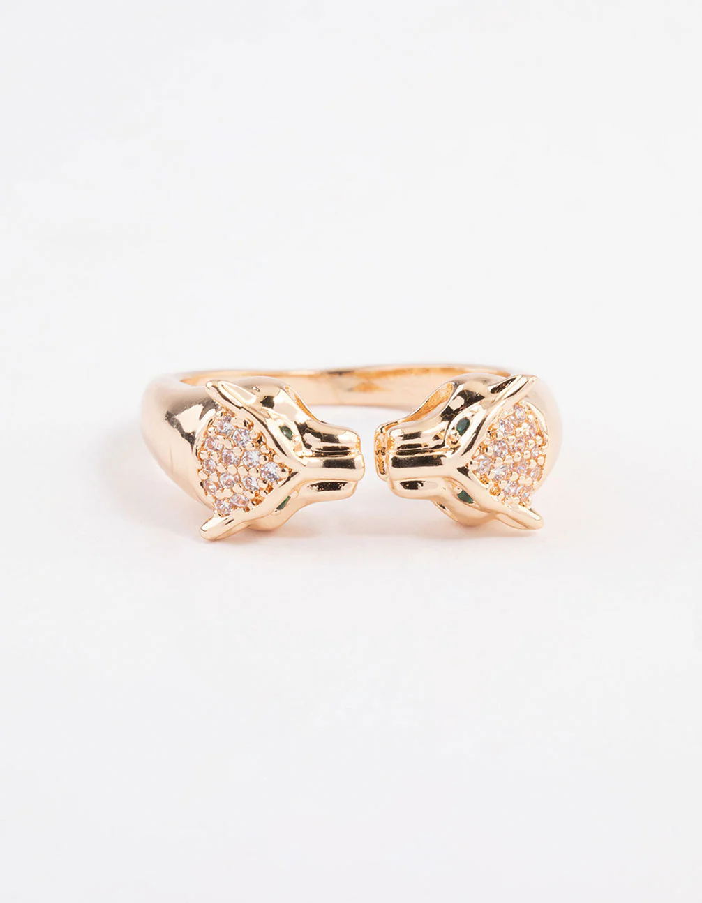 Gold Double Cheetah Ring - Image 3