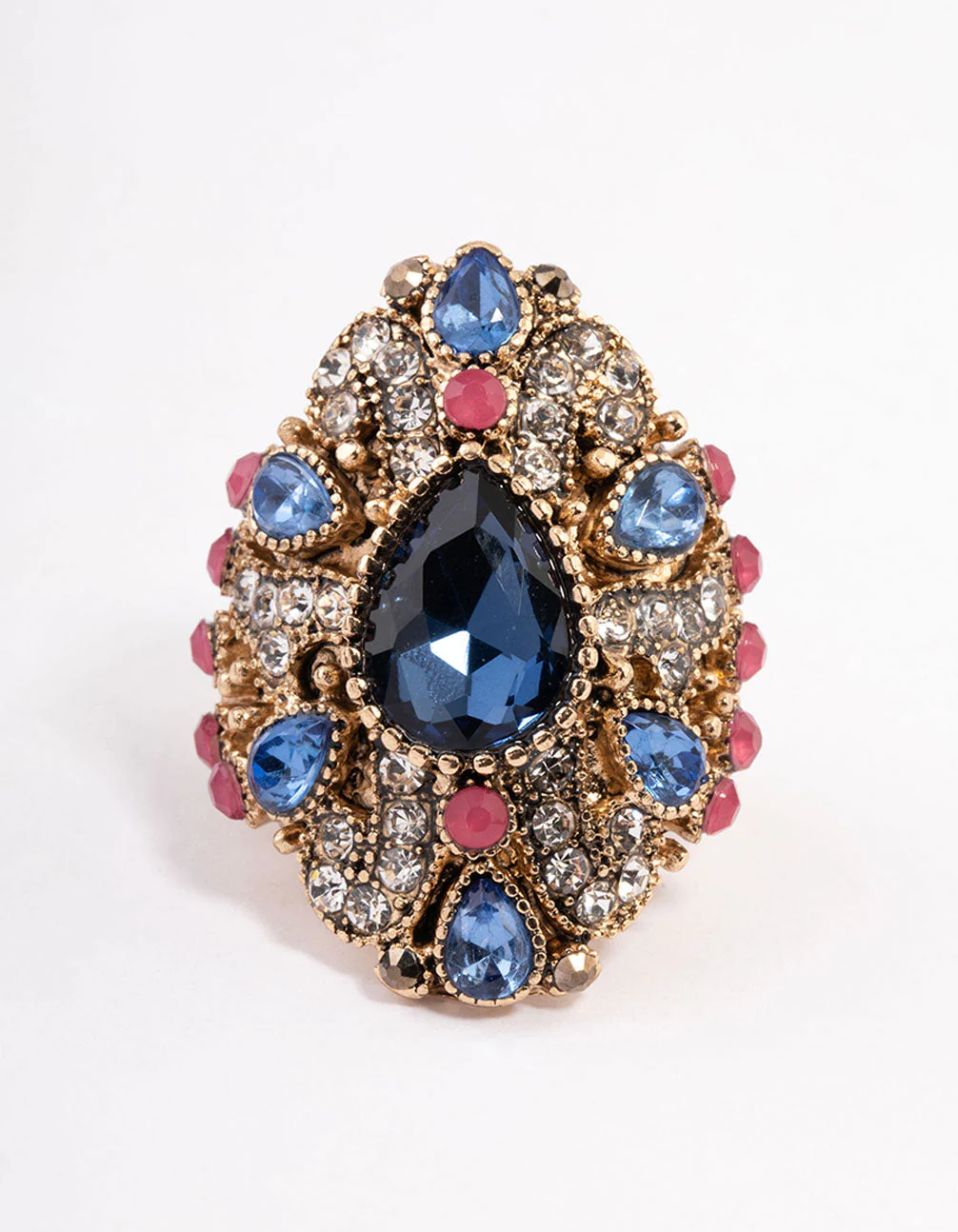 Gold Grand Pear Ring - Image 3