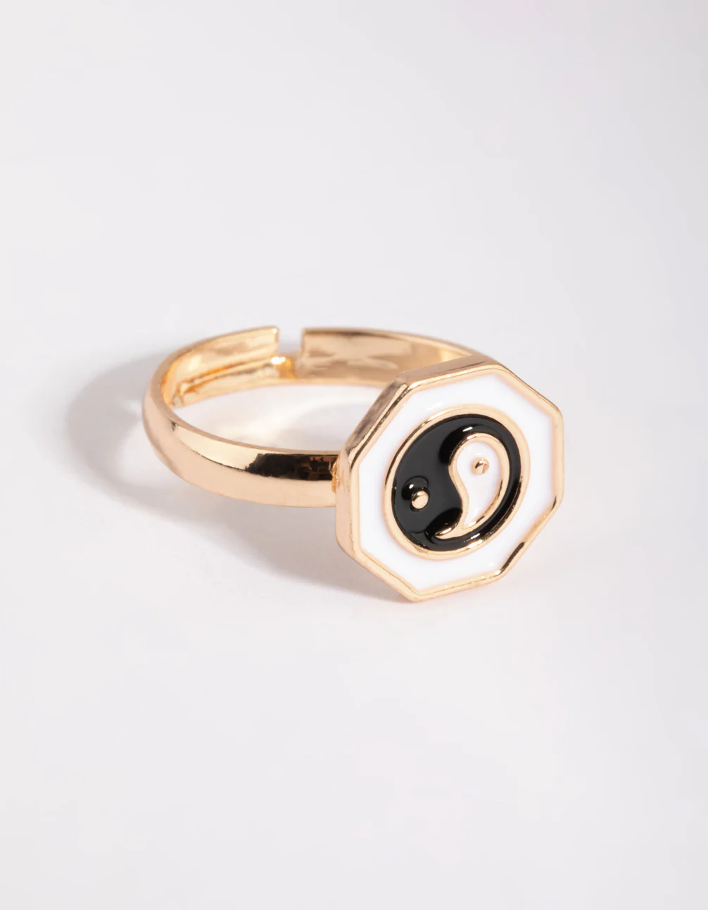 Yin & Yang Hexagon Ring - Image 2