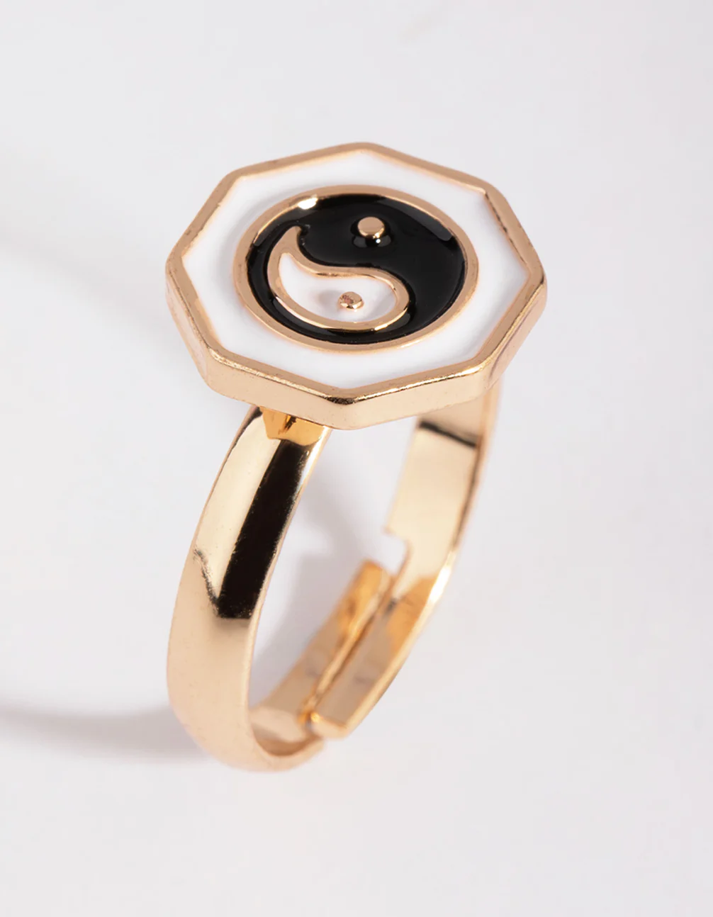 Yin & Yang Hexagon Ring - Image 3